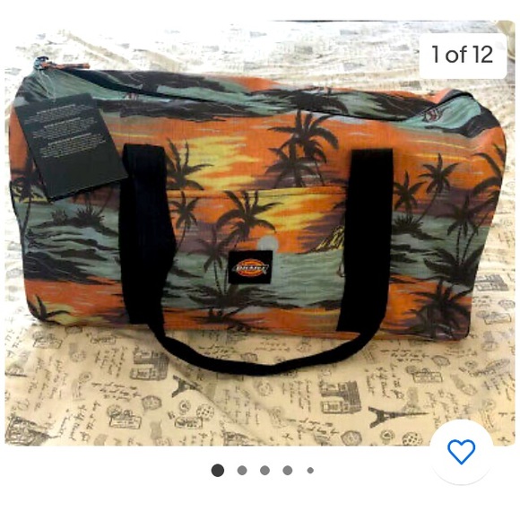Dickies duffel bag-tropical print - Picture 1 of 3